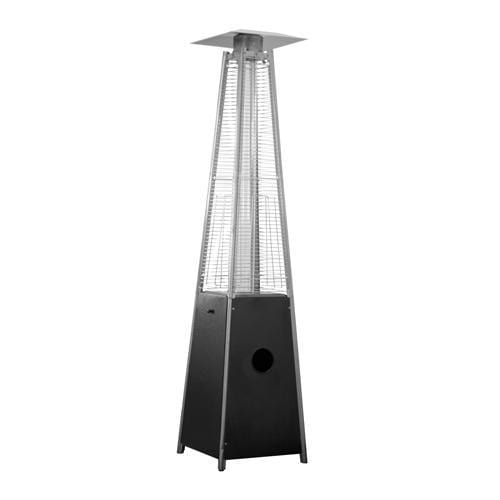 Hiland Tower Patio Heater Patio Heater Hiland Patio Heaters Glass Tube Patio Heater in Black