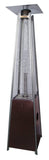 Hiland Tower Patio Heater Patio Heater Hiland Patio Heaters Glass Tube Patio Heater in Hammered Bronze