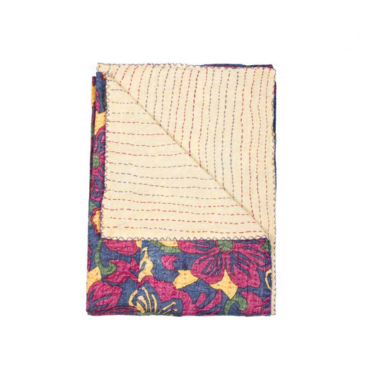 HomeRoots Outdoors Home Decor > Throws 50" X 70" Multi-Colored Eclectic, Bohemian, Traditional - Throw Blankets