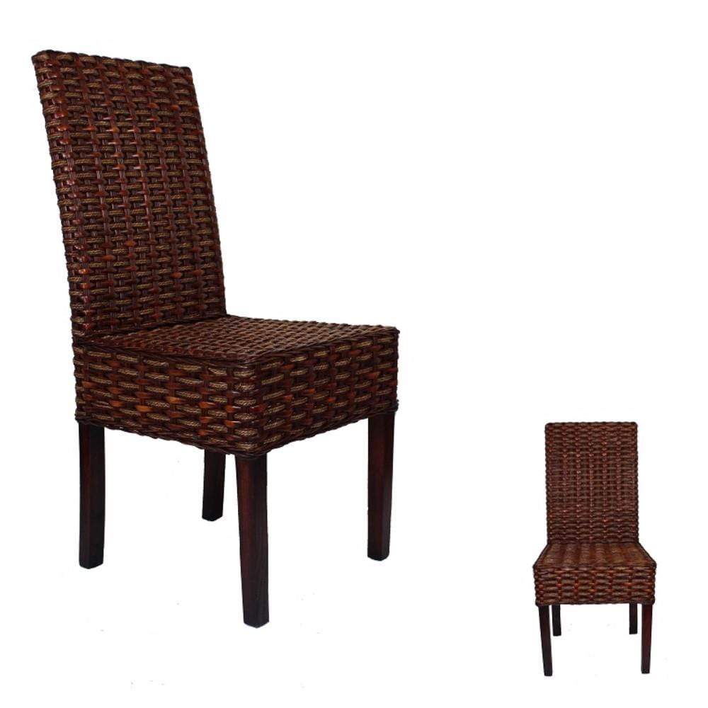 HomeRoots Outdoors Outdoor Chairs Brown / Rattan Stylishly Designed Rattan Chair, Brown