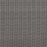 HomeRoots Outdoors Outdoor Chairs Natural & Gray / Sunproof Fabric, Synthetic Weave & Aluminium 35.4" x 30.3" x 33.9" Natural & Gray, Synthetic Weave & Aluminium, Arm Chair