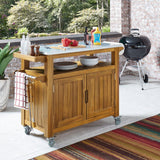 Homestyles Outdoor Accessories Homestyles - Maho Brown Outdoor Cart | 5663-95