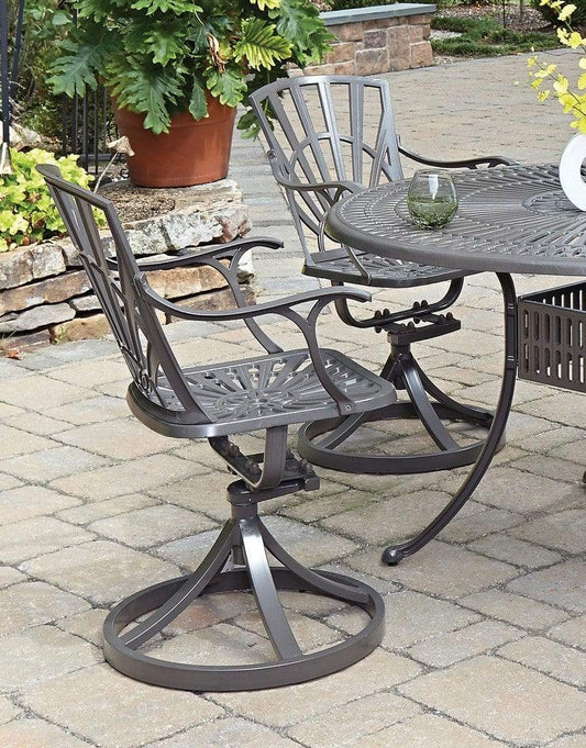 Homestyles Outdoor Chairs Grenada Outdoor Swivel Rocking Chair by Homestyles
