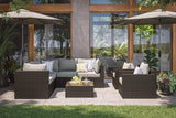 Homestyles Outdoor Sectional Cape Shores 4-Piece Sectional Set by Homestyles