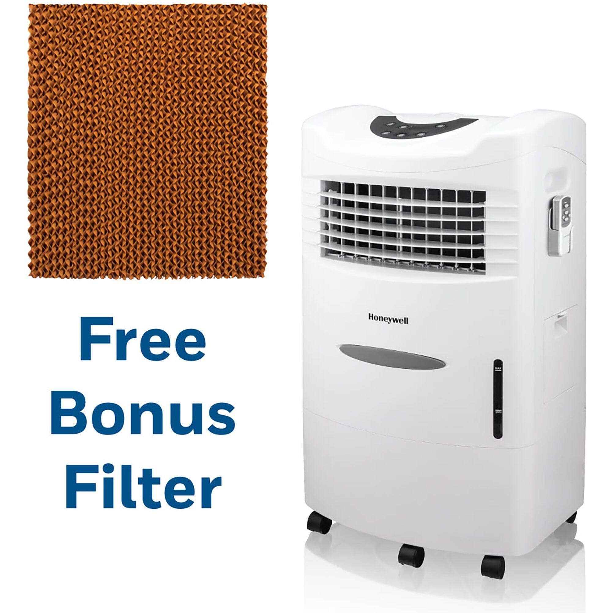 Honeywell 470 CFM Indoor Evaporative Air Cooler in White with