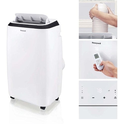 Honeywell Portable A/C Honeywell - 14, 000 BTU Portable Air Conditioner, Dehumidifier & Fan - White/Black | HM4CESAWK0