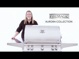 Fire Magic - Aurora A790I 36-Inch Built-In Natural Gas Grill With Rotisserie And Analog Thermometer | A790I-8EAN