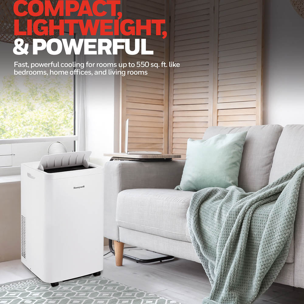 Honeywell - 12,000 BTU Portable Air Conditioner Dehumidifier | HW2CESAWW9