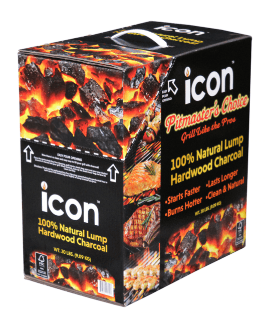 Icon Grill ICON HARDWOOD LUMP CHARCOAL 20 LB. BOX