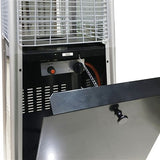 Hanover - Pyramid Flame Glass patio heater, 7' tall, propane, 42,000 BTU - Patio Heaters - HAN102SSL