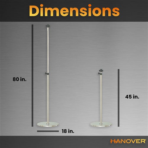 Hanover - Stainless Steel Stand for HAN1031IC-SLV, HAN1051IC-SLV, HAN1052IC-BLK