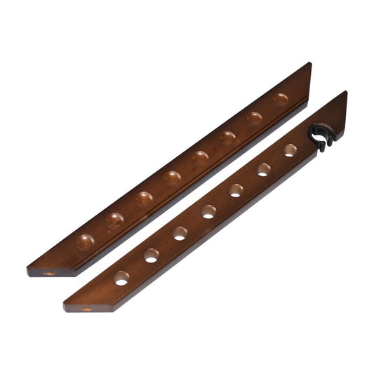 Imperial Billiards Accessories Imperial - 7 Cue - Bridge Stick Whiskey Two Piece Wall Rack - 19-358