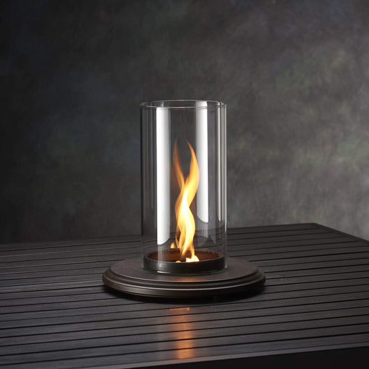 Outdoor Greatroom - Intrigue Glass Cylinder - INT-GLASS