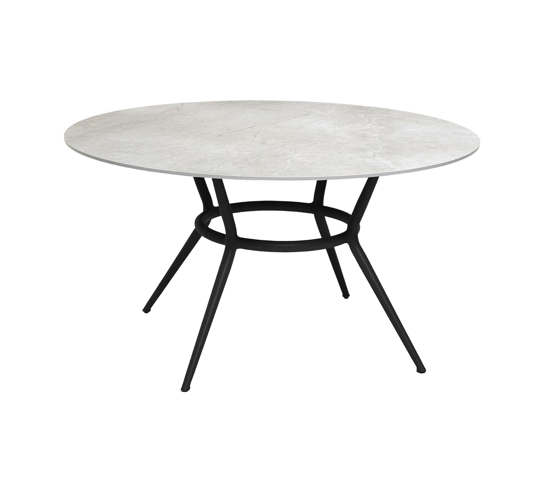 Cane-Line - Joy dining table, dia. 144 cm w/teak dia. 120 cm | 50202A