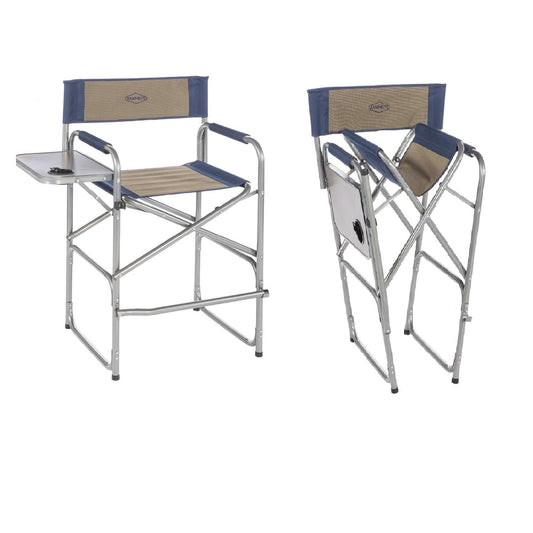 Kamp-Rite Camping & Outdoor : Furniture Kamp-Rite High Back Directors Chair with Side Table