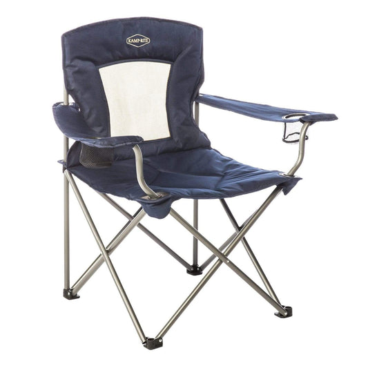 Kamp-Rite Camping & Outdoor : Furniture Kamp-Rite Padded Chair with Mesh Back