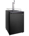 Kegco Beer Refrigeration 24" Wide Kombucha Tap Black Kegerator