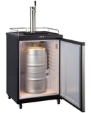 Kegco Beer Refrigeration 24" Wide Kombucha Tap Stainless Steel Commercial Kegerator