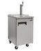 Kegco Beer Refrigeration Single Tap Wide Single Tap All Stainless Steel Commercial Kegerator