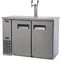 Kegco Kegco - 49" Wide Dual Tap All Stainless Steel Commercial Kegerator