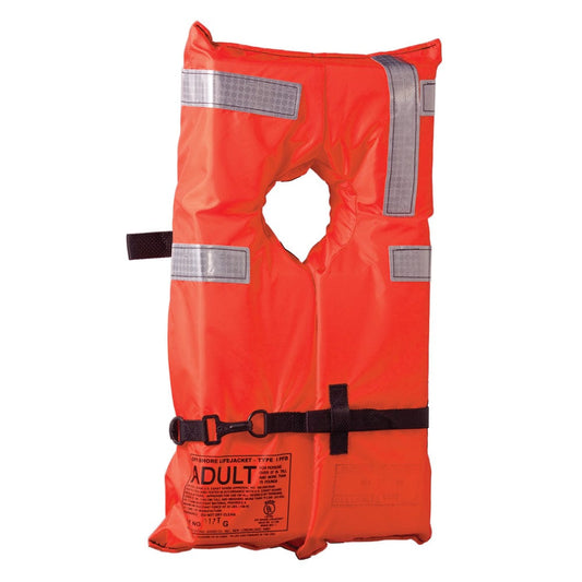Kent Sporting Goods Personal Flotation Devices Kent Type I Collar Style Life Jacket - Adult Universal [100100-200-004-12]