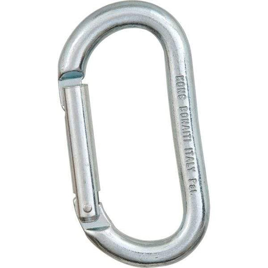 KONG Work & Rescue > Kong Carabiners STEEL OVAL KEYLOCK KONG - STEEL OVAL KEYLOCK