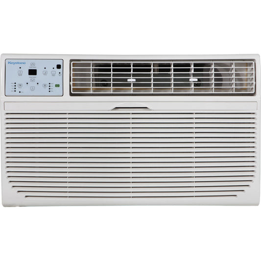 Keystone 10,000 BTU 230V Through-the-Wall Air Conditioner with 10,600 BTU Supplemental Heat Capability