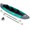 Aqua Marina - Laxo-380 Recreational Kayak - 3 person. Inflatable deck. Kayak paddle x2. Kayak seat x3. | LA-380-22