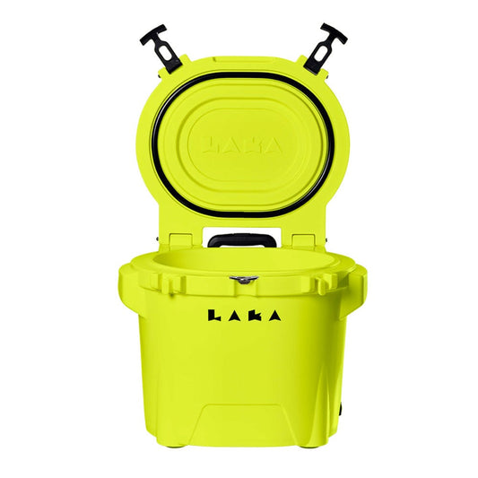 LAKA Coolers Coolers LAKA Coolers 30 Qt Cooler w/Telescoping Handle  Wheels - Yellow [1087]