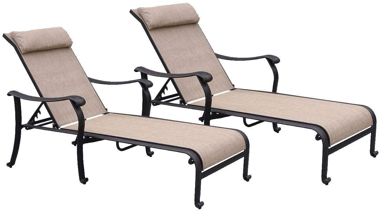 2PC Sling Chaise Lounger Set - Recreation Outfitters