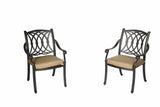Lawton Casual Comfort Outdoor Chairs Lawton Casual Comfort - 2-pk Cast Aluminum Chairs