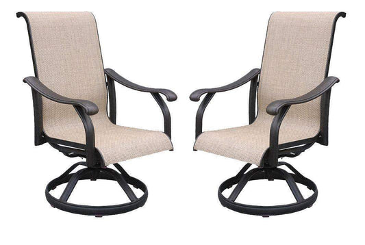 Lawton Casual Comfort Outdoor Chairs Lawton Casual Comfort - Sling Swivel Rocker Set