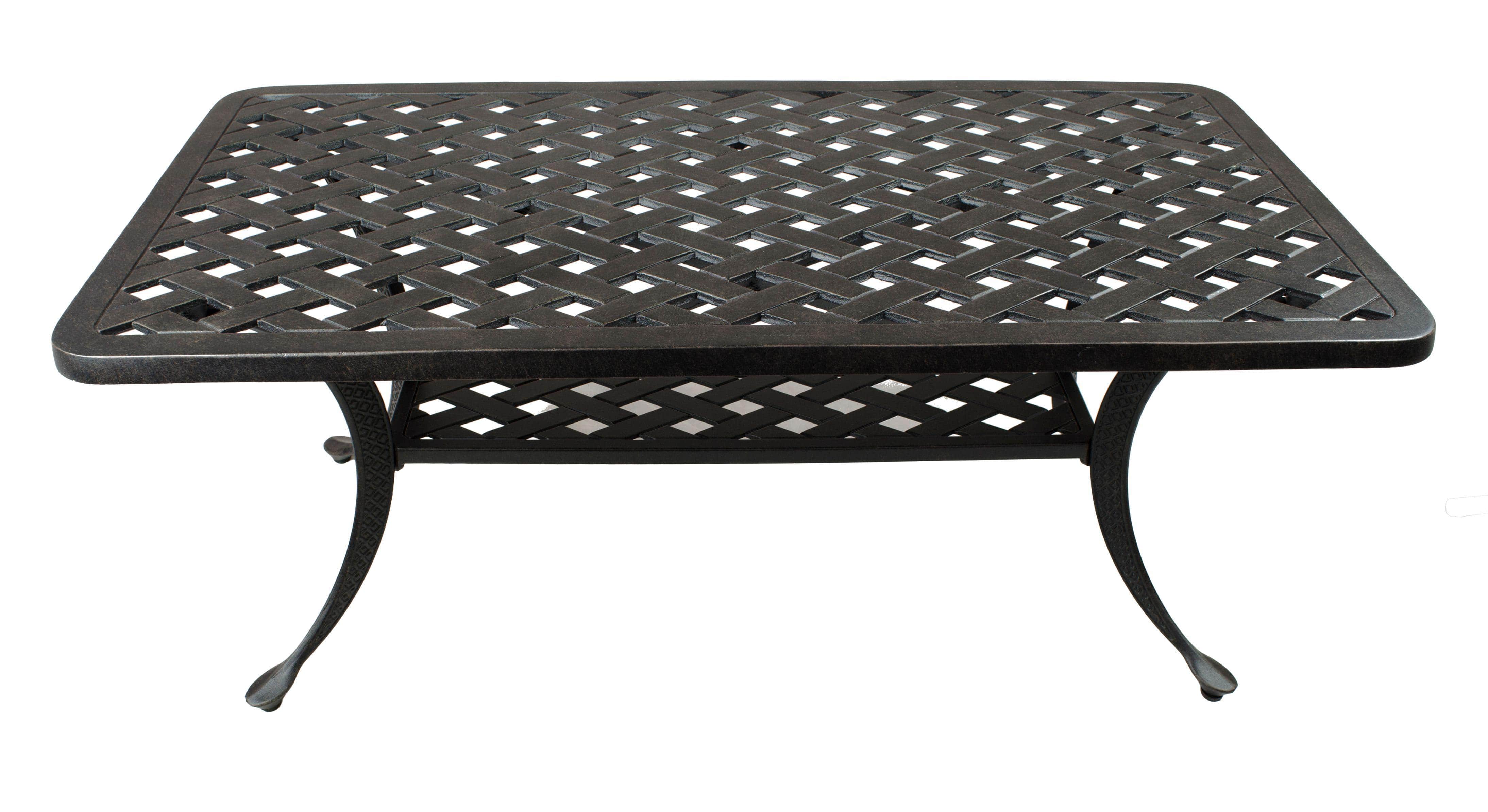 Lawton Casual Comfort Outdoor Coffee Table Lawton Casual Comfort - 42" X 21" Rectangle Coffee Table Weave