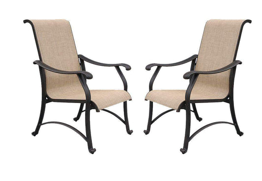 Lawton Casual Comfort Outdoor Dining Set Lawton Casual Comfort - Sling Dining Chair Set