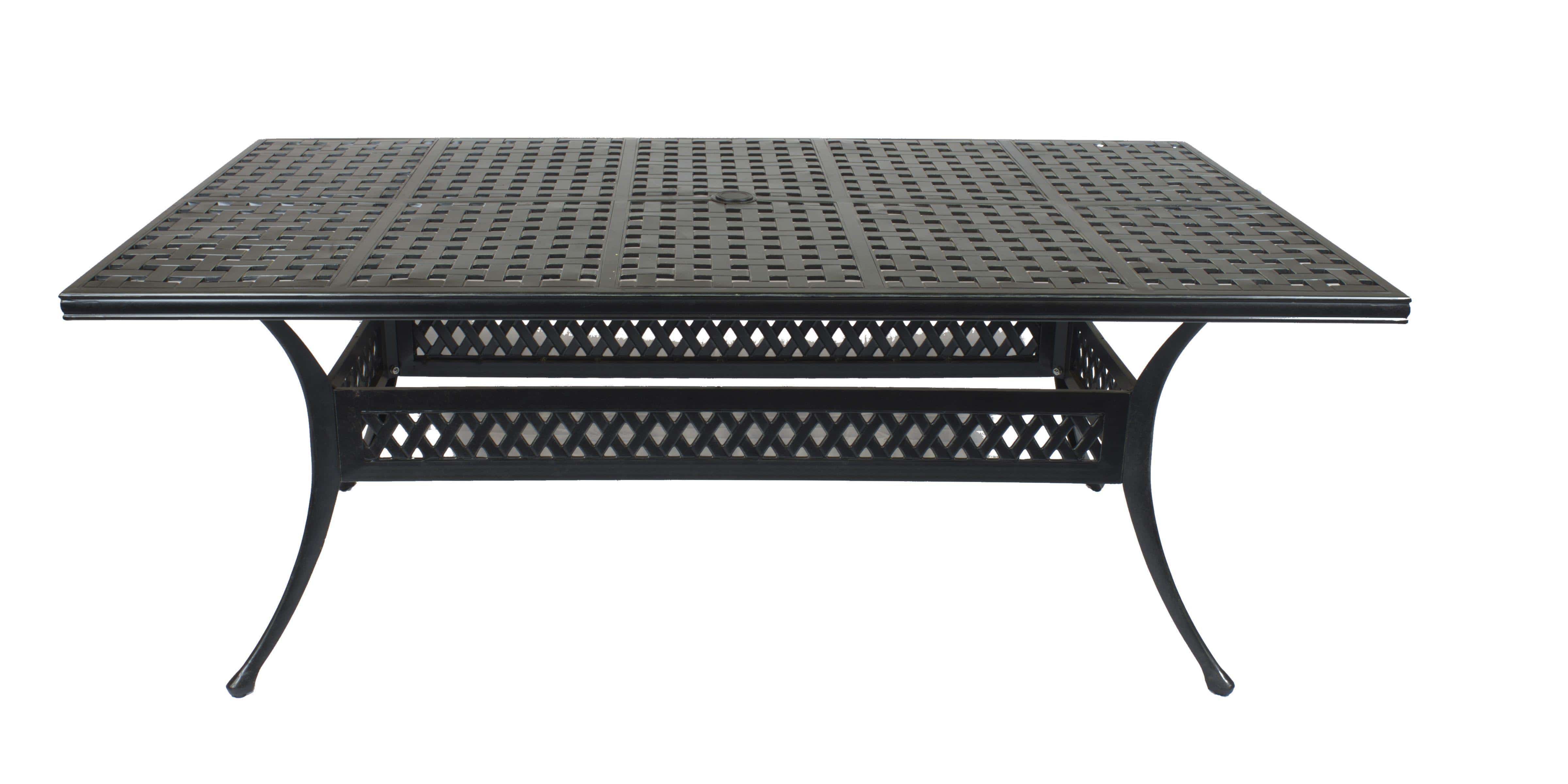Lawton Casual Comfort Outdoor Dining Table Lawton Casual Comfort - 120" X 46" Rectangle Dining Table Weave