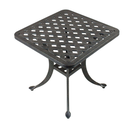 Lawton Casual Comfort Outdoor Dining Table Lawton Casual Comfort - 21" Square Accent Table Weave