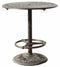 Lawton Casual Comfort Outdoor Dining Table Lawton Casual Comfort - 36" Round Pedestal Bar Table Signature With Footrest