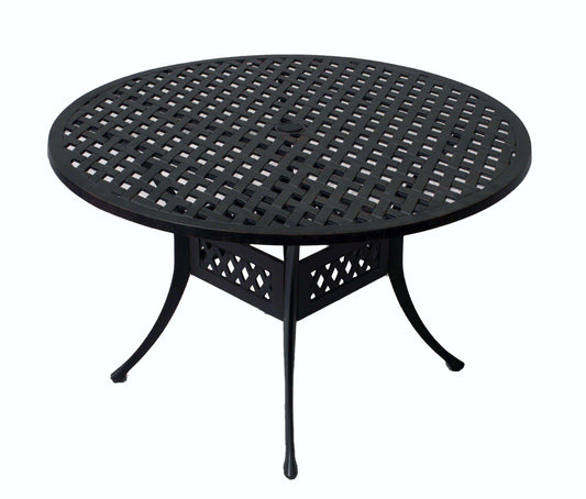 Lawton Casual Comfort Outdoor Dining Table Lawton Casual Comfort - 48" Round Dining Table Weave
