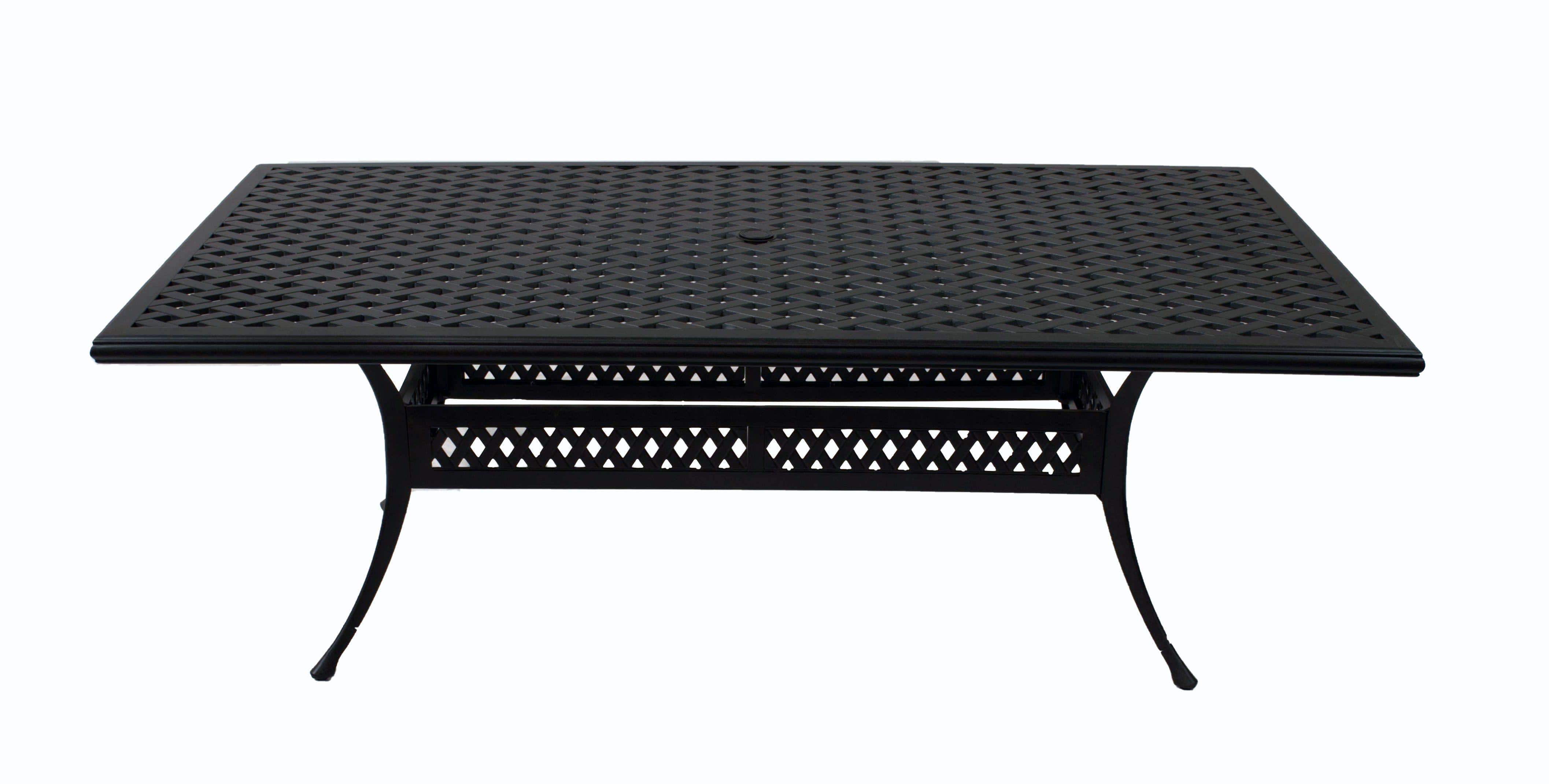 Lawton Casual Comfort Outdoor Dining Table Lawton Casual Comfort - 86" X 46" Rectangle Dining Table Weave