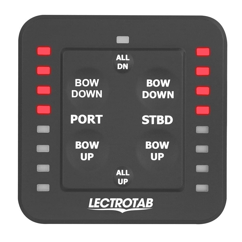 Lectrotab Trim Tab Accessories Lectrotab One-Touch LED Control - 12/24V w/Auto Retract  LED Indicators [SLC-11]