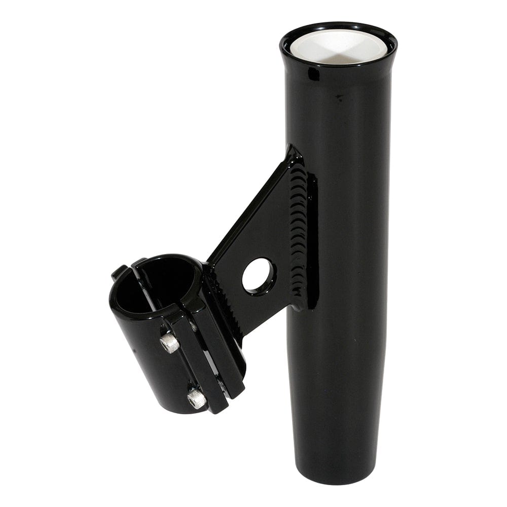 Lee's Tackle Rod Holders Lee's Clamp-On Rod Holder - Black Aluminum - Vertical Mount - Fits 1.660 O.D. Pipe [RA5003BK]