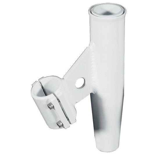 Lee's Tackle Rod Holders Lee's Clamp-On Rod Holder - White Aluminum - Vertical Mount - Fits 1.660" O.D. Pipe [RA5003WH]