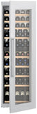 Leibherr Wine Cooler Leibherr - 80-Bottle Fully-Integrated Dual-Zone Wine Cabinet with TipOpen White Glass Door | HW 8000