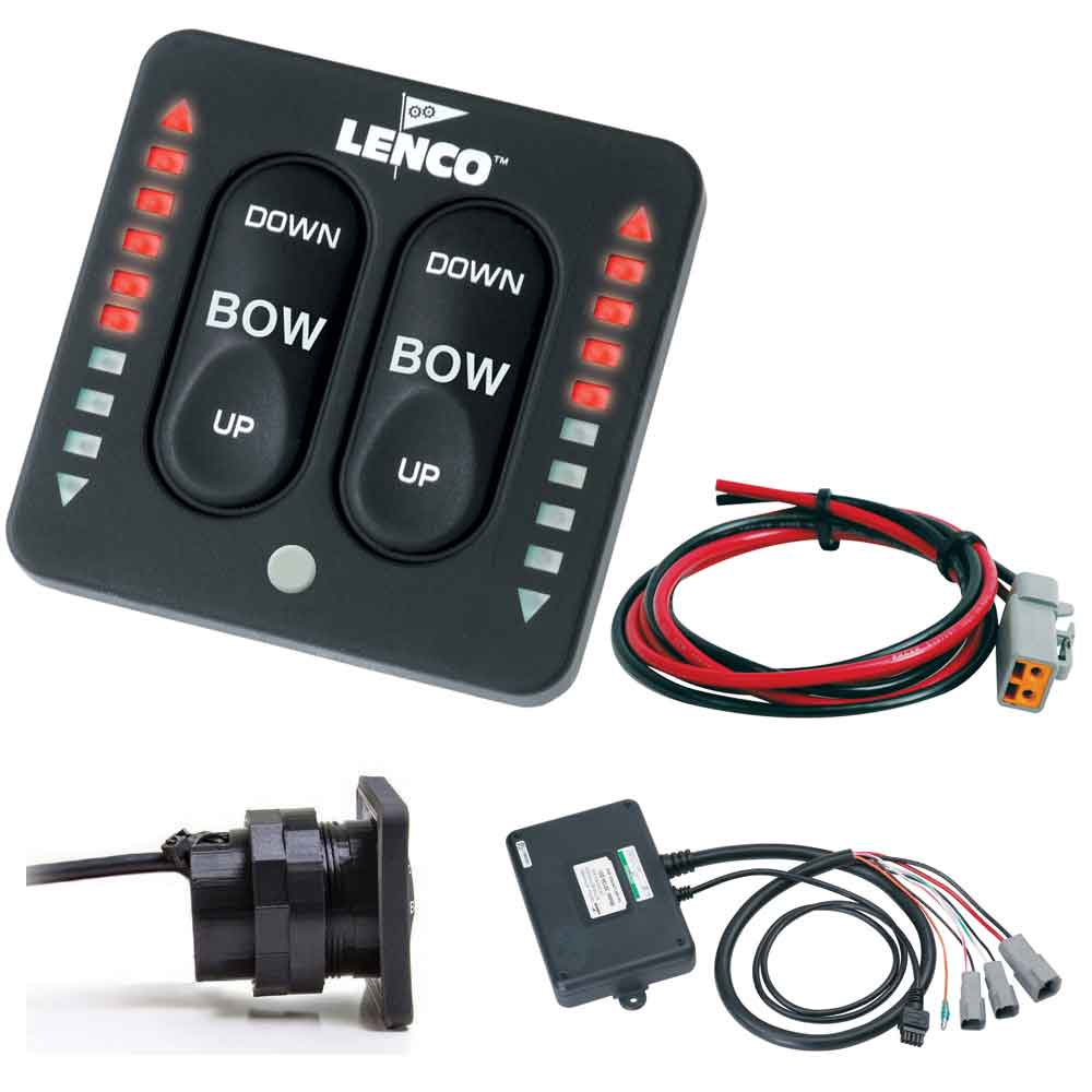 Lenco Marine Trim Tab Accessories Lenco LED Indicator Two-Piece Tactile Switch Kit w/Pigtail f/Single Actuator Systems [15270-001]