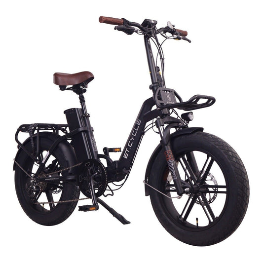 Leon Cycles Electric Bike Matte Black Leon Cycles - NCM F1000 Electric Fat Tire Bike - 500W | F1000-US