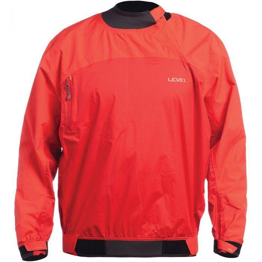 LEVEL SIX Water Sports > Wetsuits & Water Clothing XS / BLAZE RED BAFFIN LONG SLEEVE JACKET