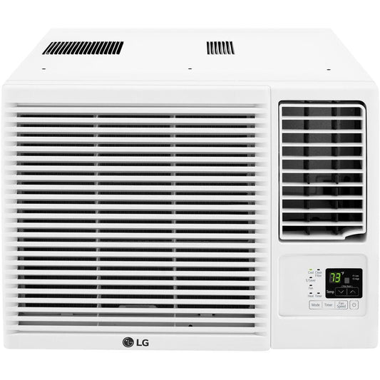 LG Air Conditioner LG 7,500 BTU 115V Window-Mounted Air Conditioner with 3,850 BTU Supplemental Heat Function