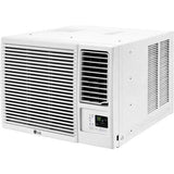 LG Window A/C LG 11,500/12,000 BTU 230V Window-Mounted Air Conditioner with 9,200/11,200 BTU Supplemental Heat Function