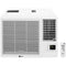 LG Window A/C LG 11,500/12,000 BTU 230V Window-Mounted Air Conditioner with 9,200/11,200 BTU Supplemental Heat Function