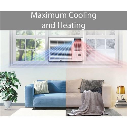 LG Window A/C LG - 12,000 BTU Heat/Cool Window Air Conditioner w/Wifi Controls